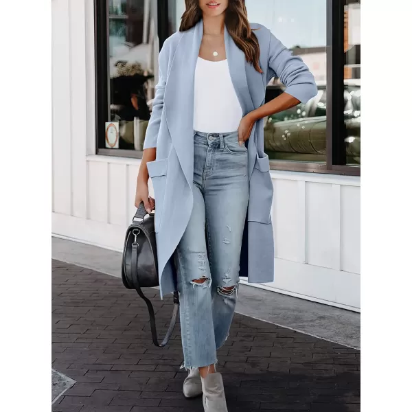 imageANRABESS Womens Casual Long Sleeve Draped Open Front Knit Pockets Long Cardigan Jackets SweaterBlue