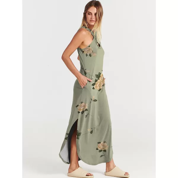 imageANRABESS Womens Casual Loose Sleeveless Beach Dress Criss Cross Slit Side Summer Maxi Sun DressesFloral 02