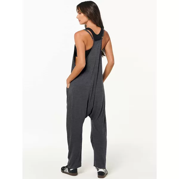 imageANRABESS Womens Casual Loose Sleeveless Jumpsuits Adjustbale Spaghetti Strap V Neck Harem Long Pants Overalls with PocketsDeep Gray