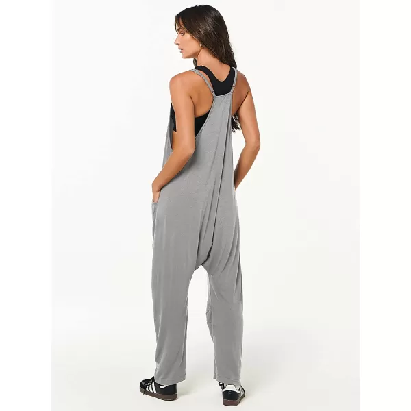 imageANRABESS Womens Casual Loose Sleeveless Jumpsuits Adjustbale Spaghetti Strap V Neck Harem Long Pants Overalls with PocketsLight Gray