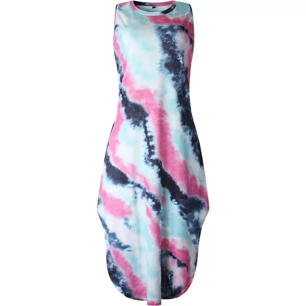 imageANRABESS Womens Casual Loose Sundress Long Dress Sleeveless Split Maxi Dresses Summer Beach Dress with Pockets01 Tie Dye Purple
