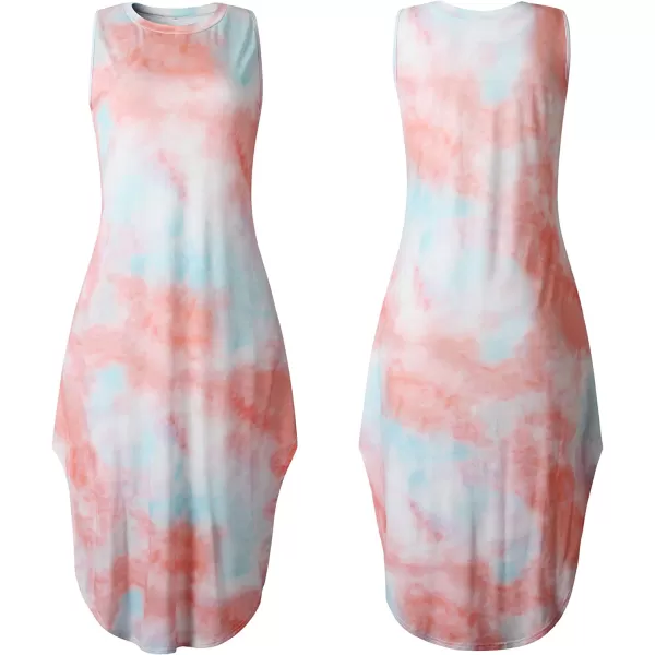 imageANRABESS Womens Casual Loose Sundress Long Dress Sleeveless Split Maxi Dresses Summer Beach Dress with PocketsLight BluePink