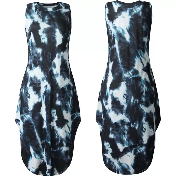 imageANRABESS Womens Casual Loose Sundress Long Dress Sleeveless Split Maxi Dresses Summer Beach Dress with PocketsTie Dye BlueWhite