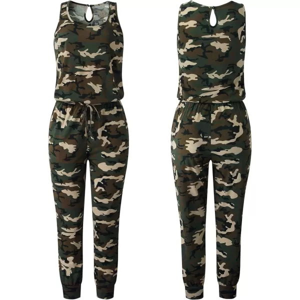 imageANRABESS Womens Causal Tank Jumpsuits Sleeveless Drawstring Elastic Waist Loose Summer Romper Outfits with Pockets01camouflage2