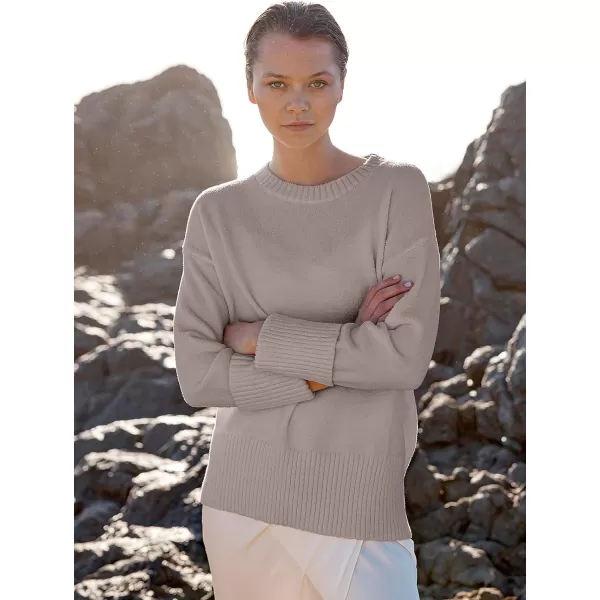 imageANRABESS Womens Crewneck Long Sleeve Oversized Fuzzy Knit Chunky Warm Pullover Sweater TopPurple