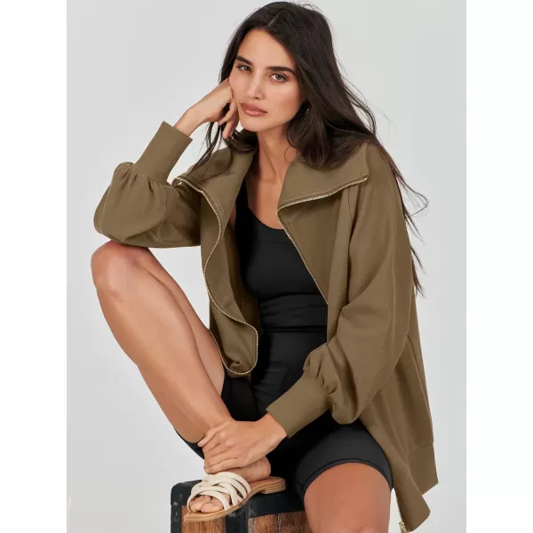 imageANRABESS Womens Full Zip Up Hoodie Sweatshirt 2023 Winter Casual Long Sleeve Sweaters Jackets Fall Warm Trendy ClothesKhaki