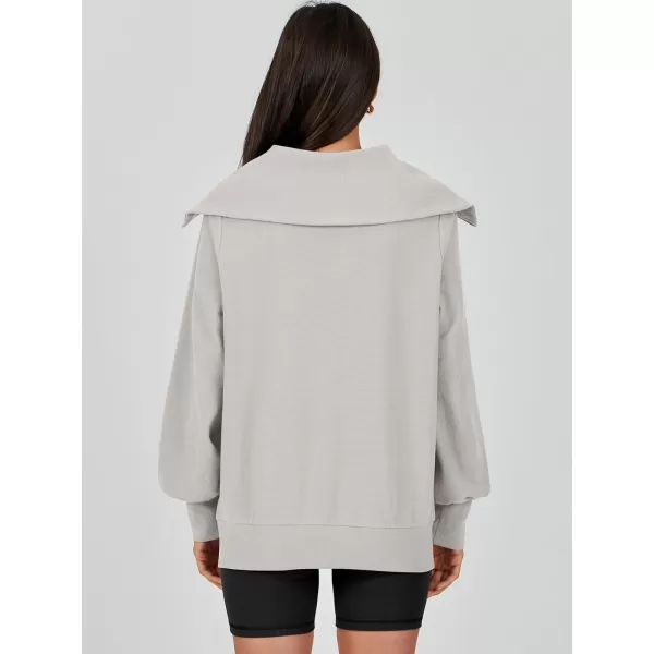imageANRABESS Womens Full Zip Up Hoodie Sweatshirt 2023 Winter Casual Long Sleeve Sweaters Jackets Fall Warm Trendy ClothesLight Khaki
