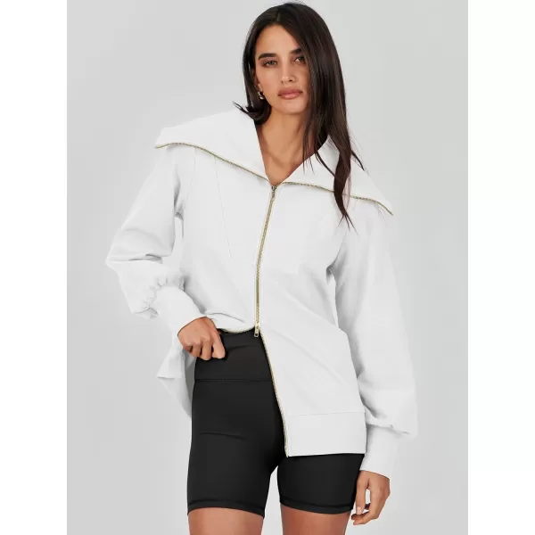imageANRABESS Womens Full Zip Up Hoodie Sweatshirt 2023 Winter Casual Long Sleeve Sweaters Jackets Fall Warm Trendy ClothesWhite
