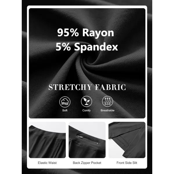 imageANRABESS Womens High Waisted Bodycon Inner Shorts Side Slit Mini Skirt 2024 Summer Athletic Tennis Workout SkortsBlack