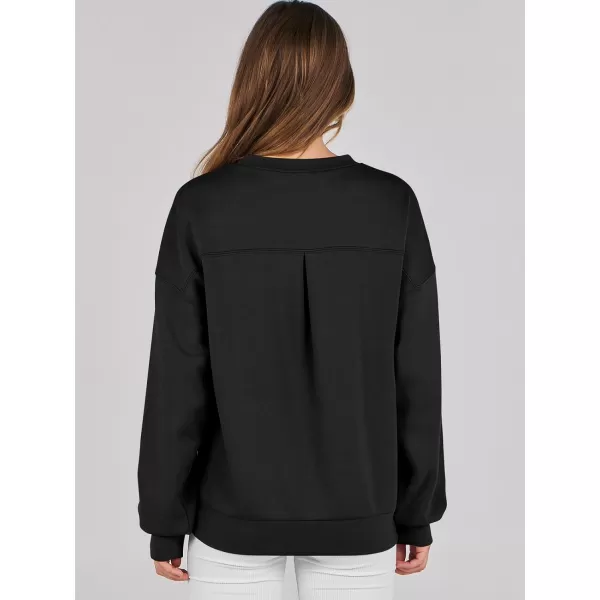 imageANRABESS Womens Long Sleeve Crewneck Shirt Top Loose Fit 2024 Fashion Pullover SweatshirtsBlack