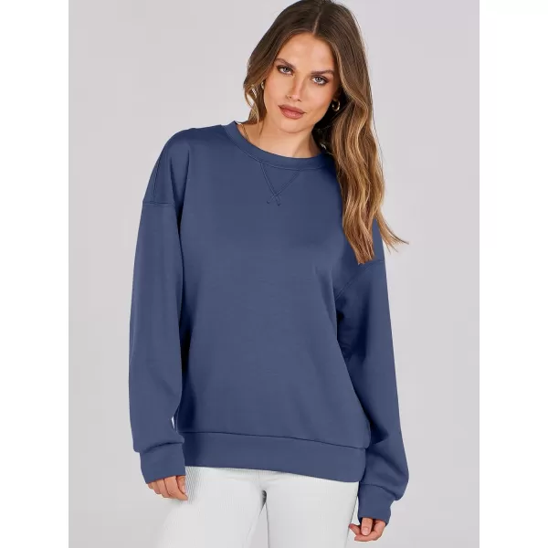 imageANRABESS Womens Long Sleeve Crewneck Shirt Top Loose Fit 2024 Fashion Pullover SweatshirtsBlue