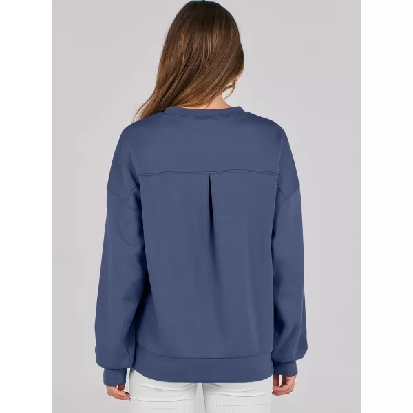 imageANRABESS Womens Long Sleeve Crewneck Shirt Top Loose Fit 2024 Fashion Pullover SweatshirtsBlue
