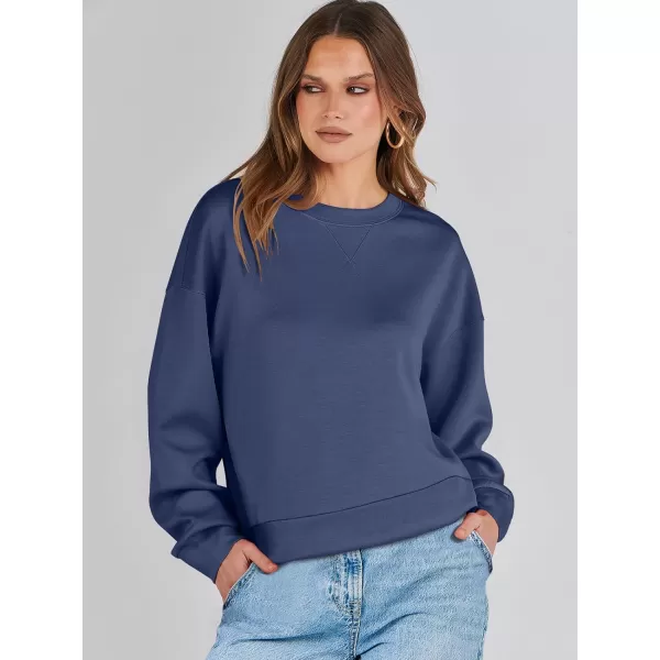 imageANRABESS Womens Long Sleeve Crewneck Shirt Top Loose Fit 2024 Fashion Pullover SweatshirtsBlue