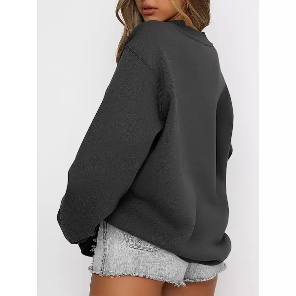 imageANRABESS Womens Long Sleeve Sweatshirt Casual Crewneck Loose Fit Pollover Hoodie Fleece Fall TopsBlack