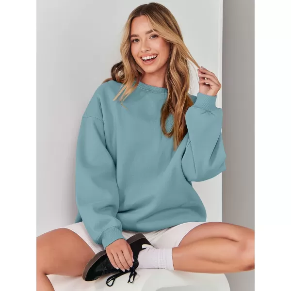 imageANRABESS Womens Long Sleeve Sweatshirt Casual Crewneck Loose Fit Pullover Hoodie Fleece Fall TopsLake