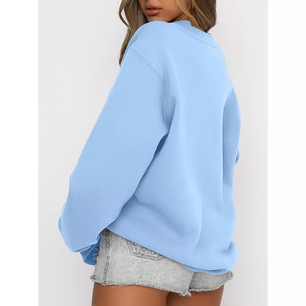 imageANRABESS Womens Long Sleeve Sweatshirt Casual Crewneck Loose Fit Pullover Hoodie Fleece Fall TopsLight Blue