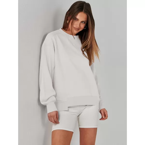 imageANRABESS Womens Long Sleeve Sweatshirt Crewneck Casual Cropped Pullover Top 2023 Winter Trendy ClothesWhite