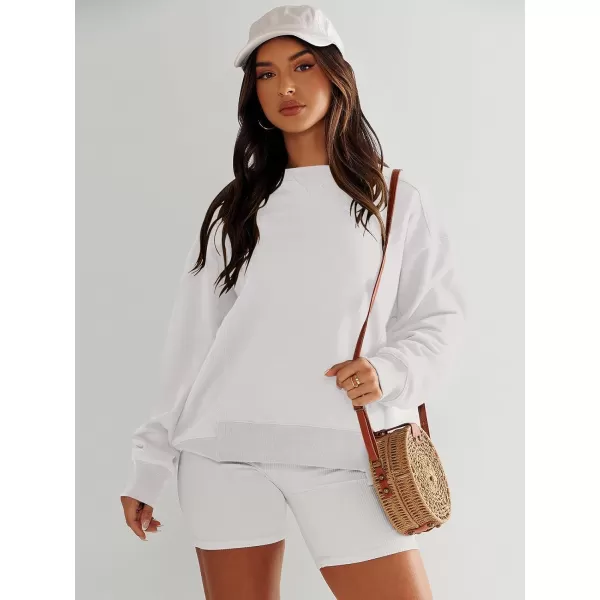 imageANRABESS Womens Long Sleeve Sweatshirt Crewneck Casual Cropped Pullover Top 2023 Winter Trendy ClothesWhite