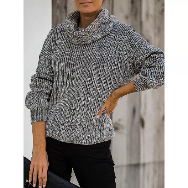 imageANRABESS Womens Long Sleeve Turtleneck Chunky Knit Loose Oversized Sweater Pullover Jumper Tops03gray