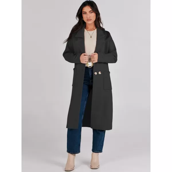 imageANRABESS Womens Long Sweater Coats Open Front Knit Cardigans Long Sleeve Lapel Oversized Fall Winter Coatigan JacketsBlack