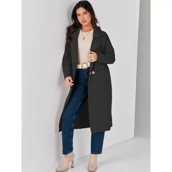 imageANRABESS Womens Long Sweater Coats Open Front Knit Cardigans Long Sleeve Lapel Oversized Fall Winter Coatigan JacketsBlack