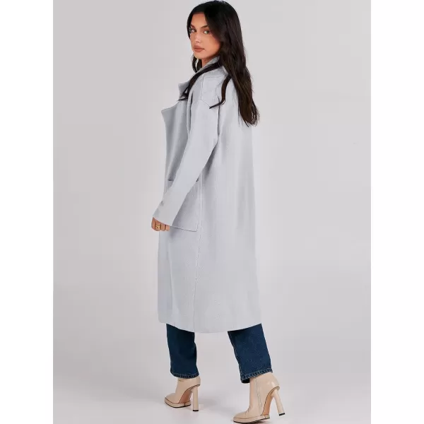 imageANRABESS Womens Long Sweater Coats Open Front Knit Cardigans Long Sleeve Lapel Oversized Fall Winter Coatigan JacketsGrey