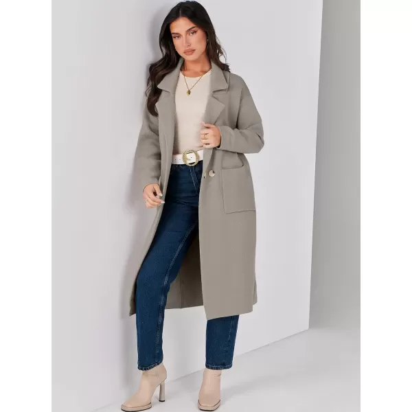 imageANRABESS Womens Long Sweater Coats Open Front Knit Cardigans Long Sleeve Lapel Oversized Fall Winter Coatigan JacketsTaupe