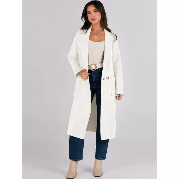 imageANRABESS Womens Long Sweater Coats Open Front Knit Cardigans Long Sleeve Lapel Oversized Fall Winter Coatigan JacketsWhite