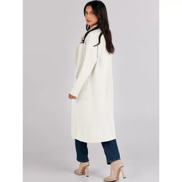 imageANRABESS Womens Long Sweater Coats Open Front Knit Cardigans Long Sleeve Lapel Oversized Fall Winter Coatigan JacketsWhite