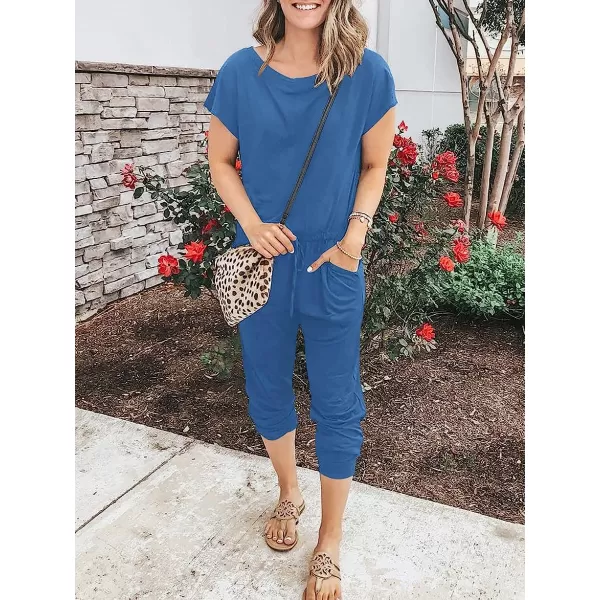 imageANRABESS Womens Loose Casual Off Shoulder Elastic Waist Stretchy Long Romper Jumpsuit01blue