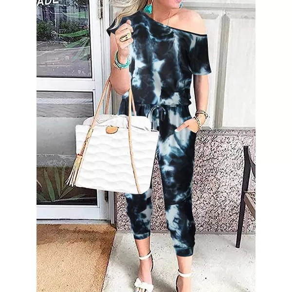 imageANRABESS Womens Loose Casual Off Shoulder Elastic Waist Stretchy Long Romper Jumpsuit01dark