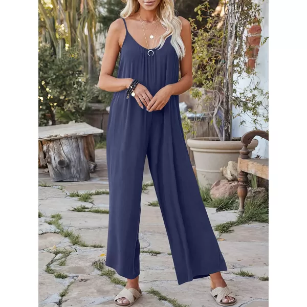 imageANRABESS Womens Loose Casual Sleeveless Adjustable Spaghetti Strap Jumpsuits Stretchy Wide Leg Rompers with Pockets02 Navyblue