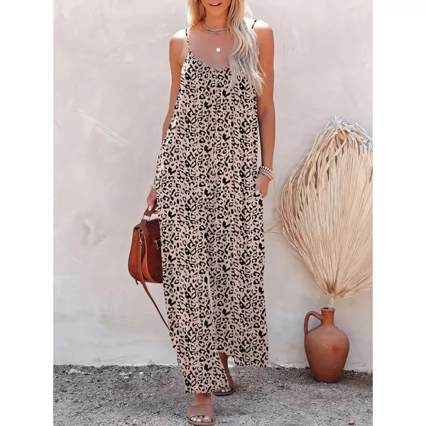 imageANRABESS Womens Loose Casual Sleeveless Adjustable Spaghetti Strap Jumpsuits Stretchy Wide Leg Rompers with Pockets9 Leopard Print