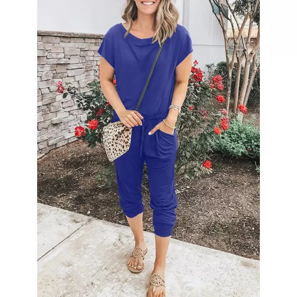 imageANRABESS Womens Loose Summer Casual Off Shoulder Elastic Waist Stretchy Long Romper Jumpsuit01royal Blue