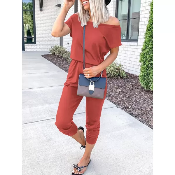 imageANRABESS Womens Loose Summer Casual Off Shoulder Elastic Waist Stretchy Long Romper Jumpsuit01rust