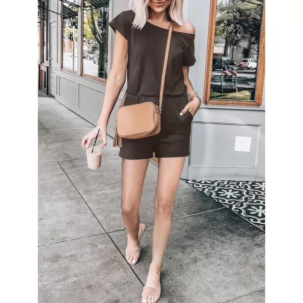 imageANRABESS Womens Loose Summer Casual Off Shoulder Elastic Waist Stretchy Long Romper Jumpsuit05coffee