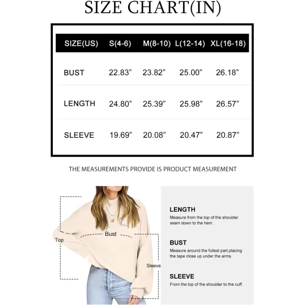 imageANRABESS Womens Mock Neck Batwing Sleeve 2024 Spring Oversized Sweater Casual Ribbed Knit Tunic Pullover TopApricot