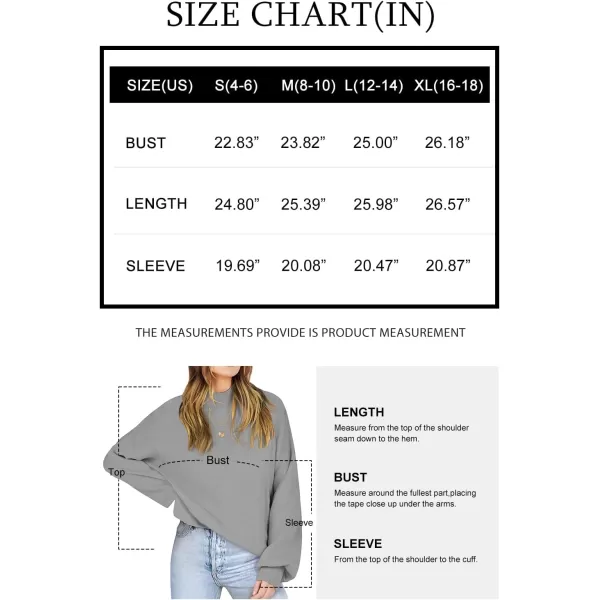 imageANRABESS Womens Mock Neck Batwing Sleeve 2024 Spring Oversized Sweater Casual Ribbed Knit Tunic Pullover TopGray