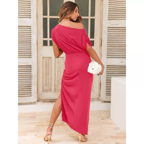 imageANRABESS Womens Off The Shoulder Summer Short Sleeve Wrap Slit Bodycon Maxi Elegant DressANRABESS Womens Off The Shoulder Summer Short Sleeve Wrap Slit Bodycon Maxi Elegant Dress