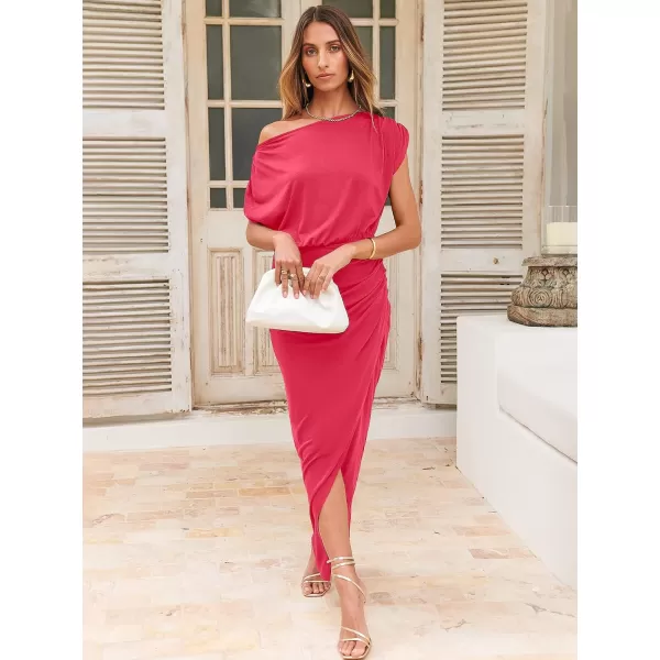 imageANRABESS Womens Off The Shoulder Summer Short Sleeve Wrap Slit Bodycon Maxi Elegant DressANRABESS Womens Off The Shoulder Summer Short Sleeve Wrap Slit Bodycon Maxi Elegant Dress