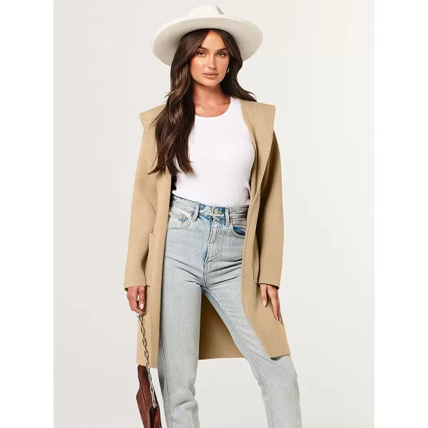imageANRABESS Womens Open Front Long Sleeve Oversized Hoodie Cardigan Coat Casual Pockets Knit Cotigan SweaterAlmond