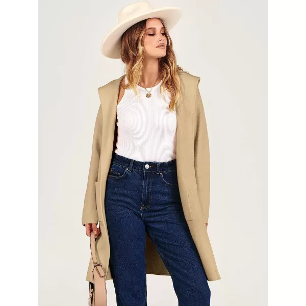 imageANRABESS Womens Open Front Long Sleeve Oversized Hoodie Cardigan Coat Casual Pockets Knit Cotigan SweaterAlmond