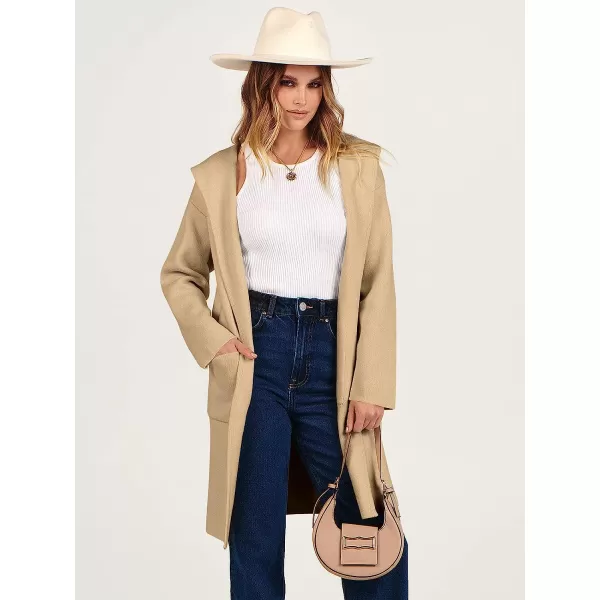 imageANRABESS Womens Open Front Long Sleeve Oversized Hoodie Cardigan Coat Casual Pockets Knit Cotigan SweaterAlmond