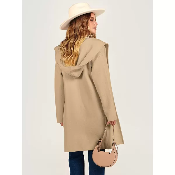 imageANRABESS Womens Open Front Long Sleeve Oversized Hoodie Cardigan Coat Casual Pockets Knit Cotigan SweaterAlmond