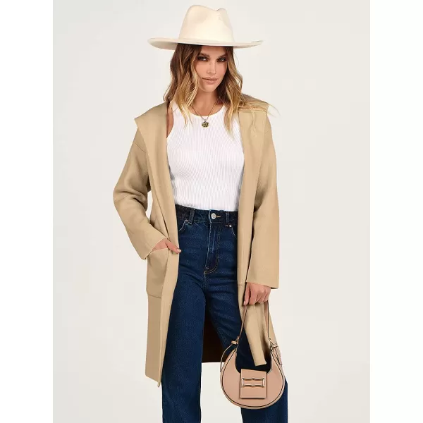 imageANRABESS Womens Open Front Long Sleeve Oversized Hoodie Cardigan Coat Casual Pockets Knit Cotigan SweaterAlmond