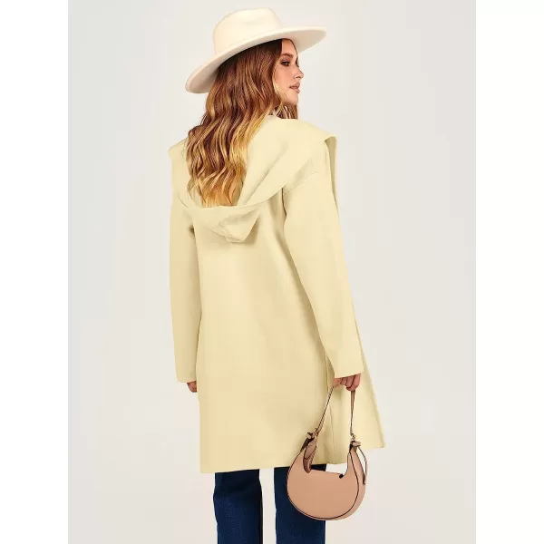 imageANRABESS Womens Open Front Long Sleeve Oversized Hoodie Cardigan Coat Casual Pockets Knit Cotigan SweaterBeige