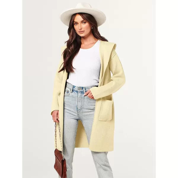 imageANRABESS Womens Open Front Long Sleeve Oversized Hoodie Cardigan Coat Casual Pockets Knit Cotigan SweaterBeige