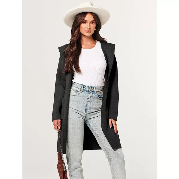 imageANRABESS Womens Open Front Long Sleeve Oversized Hoodie Cardigan Coat Casual Pockets Knit Cotigan SweaterBlack