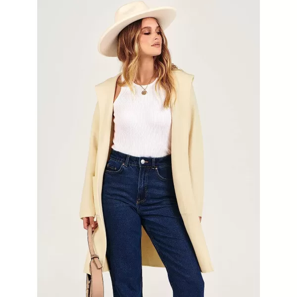 imageANRABESS Womens Open Front Long Sleeve Oversized Hoodie Cardigan Coat Casual Pockets Knit Cotigan SweaterKhaki Beige