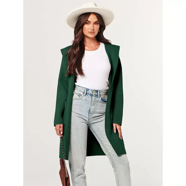 imageANRABESS Womens Open Front Long Sleeve Oversized Hoodie Cardigan Coat Casual Pockets Knit Cotigan SweaterOpal Green